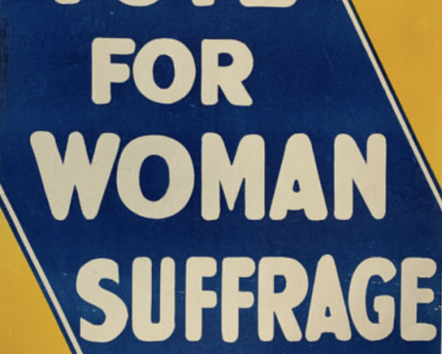 Original 1915 Women’s Suffrage Poster