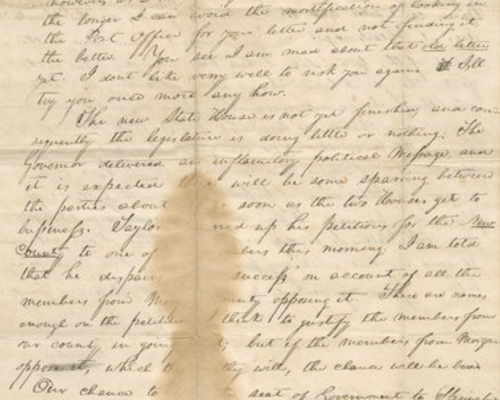 Abraham Lincoln- Original SIGNED Private Letter