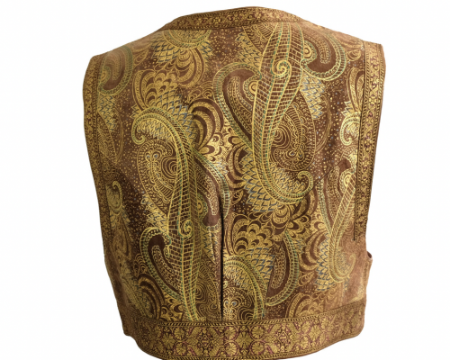 Hand painted Leather Waistcoat